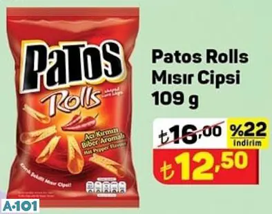PATOS ROLLS MISIR CİPSİ